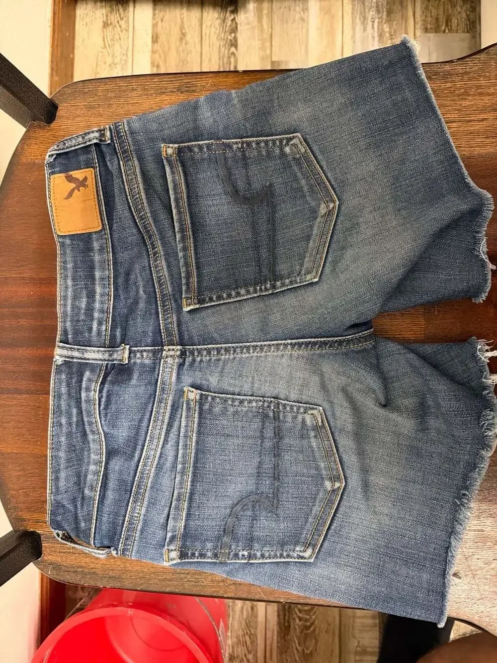 American Eagle Outfitters Women's Mid-Rise Denim Cutoff Shorts Size 0